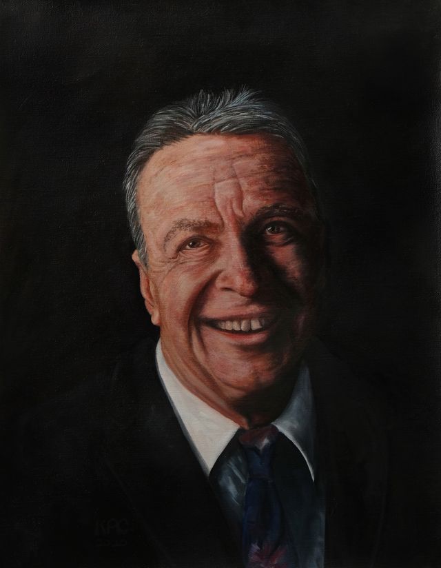 A realistic painting of my friend Michael.